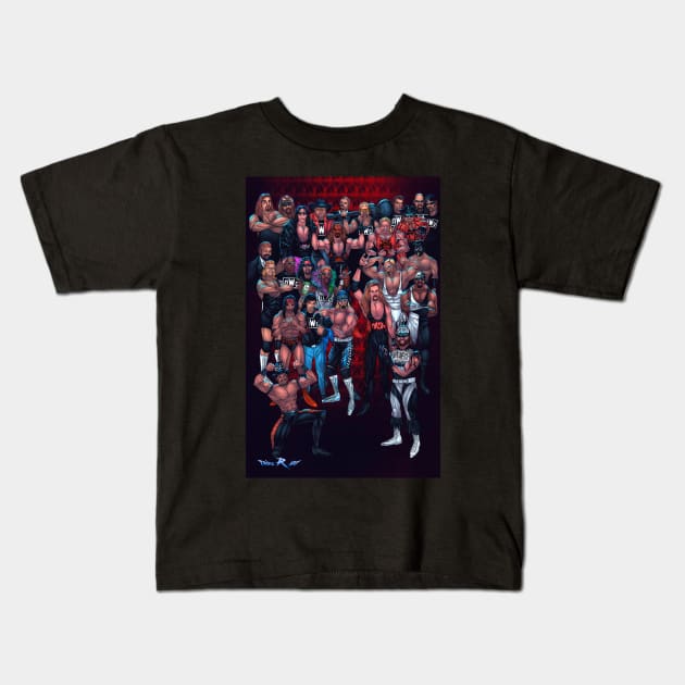 NWO Red 2 Kids T-Shirt by Triple R Art